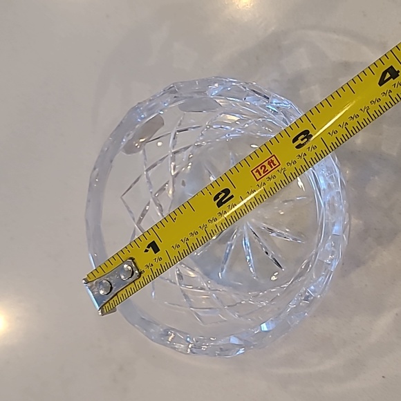 Bohemia Hand Cut Lead Crystal 24% Pbo STARS Candy Dish Czechoslovakia N… - Picture 4 of 5